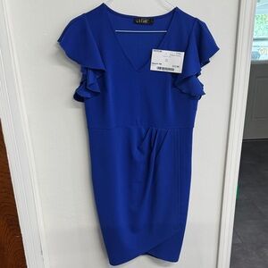 Royal Blue Mini Dress
